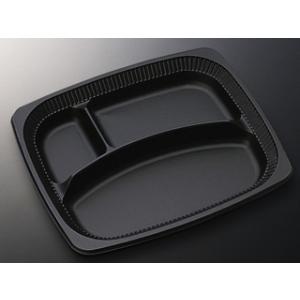 使い捨て食品容器 弁当容器（プラスチック製） 中央化学 CT HMR-3A BL 身 T  50枚