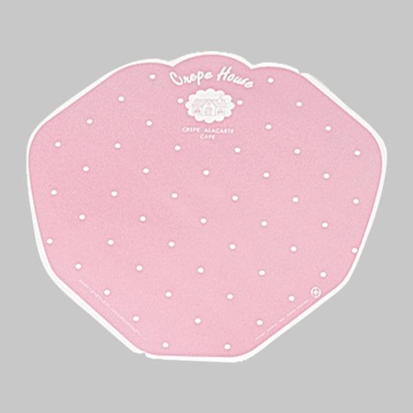 (3000点) デリボックス 変形型クレープ包装紙 ピンク 00146661