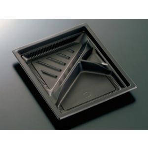 (50枚) 弁当容器 CT WF-22A-27 BK 身 中央化学 00166842