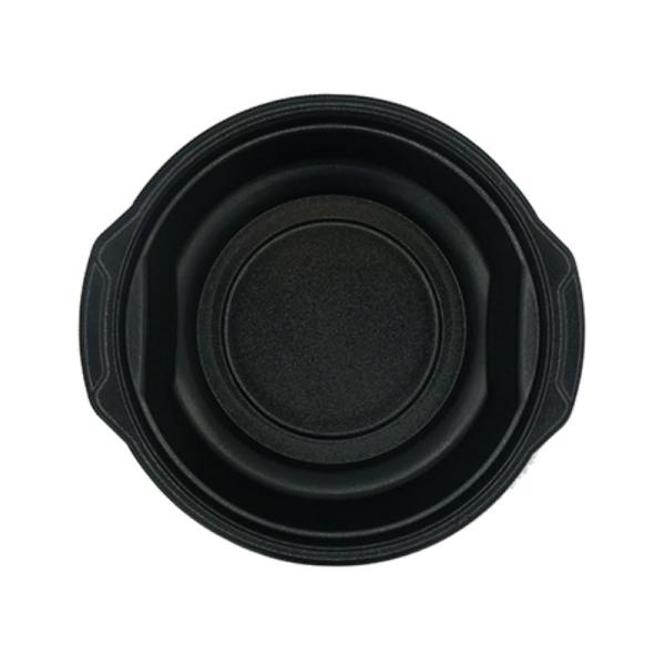 (400枚) 麺容器 MFPホット鍋20-21(48) 黒W エフピコ 00180334