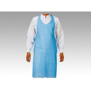 使い捨てエプロン ウツノミヤ ポリエプロン ブルー M 宇都宮製作50枚