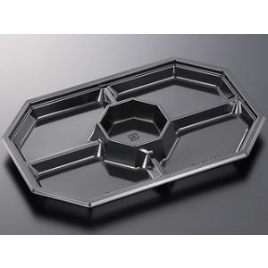 使い捨て食品容器 オードブル容器（プラスチック製） 中央化学 HSPD 36-5 BK 20枚