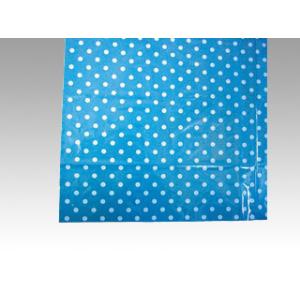 持ち帰り袋 風呂敷 ポリ風呂敷 風呂敷  水玉 ポリ風呂敷 80角 ブルー 50枚