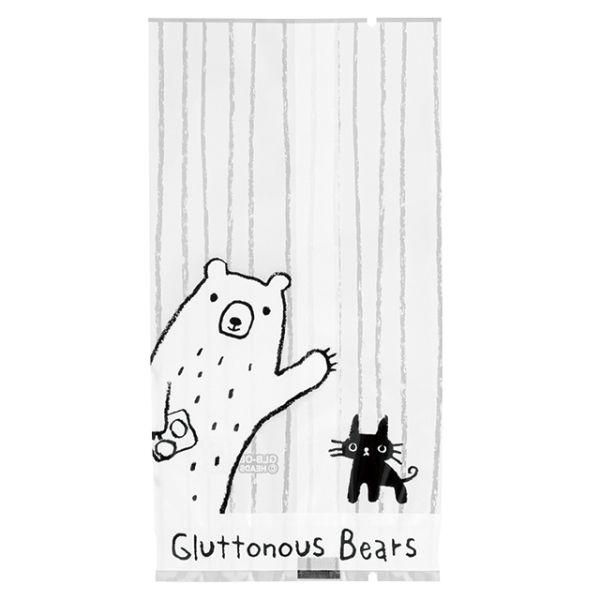 【1点】テープ無 OPP袋 グラットンベアスイーツパック クリア-4(100枚) ヘッズ 00195...