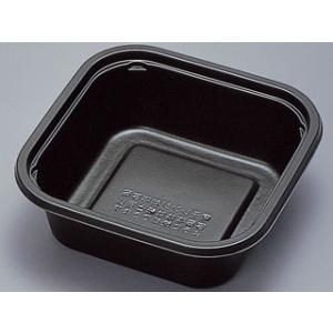 福助工業 【50点】弁当容器 耐寒耐熱容器TR-52H 黒 00755915