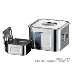 YUKIWA（ユキワ） (1点) UK 角・深型キッチンポット13.5cm YUKIWA