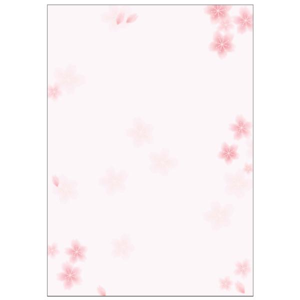 (5点) プリンター用紙 和柄用紙 和ごころ A4判 桜 10枚入 ササガワ 00240294
