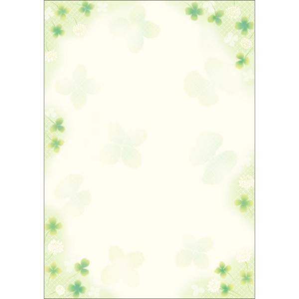 【5点】プリンター用紙 4-1016 和柄用紙 和ごころ A4判 白つめ草 10枚入 ササガワ 00...