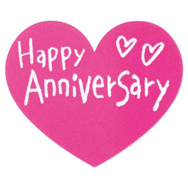 【1点】スウィーツ用品 メッセージケーキピック-4 Anniversary(100枚) ヘッズ 00...