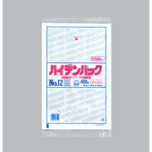 福助工業 極薄袋 ハイデンパック 新 No.12 紐なし 400枚入 10点｜pro-ste