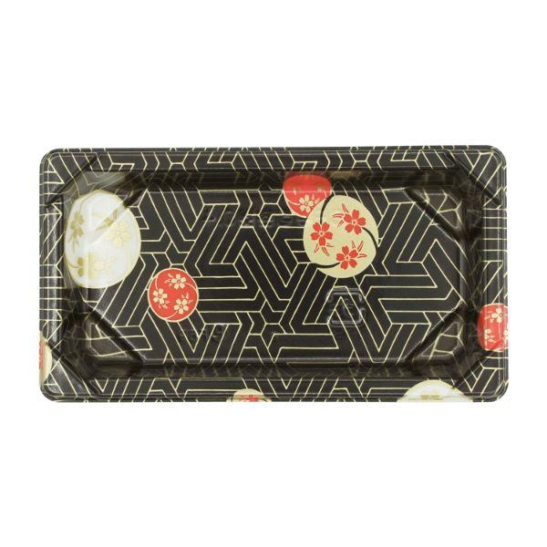 使い捨て食品容器 寿司容器 浅型 プラ 中央化学 寿司容器 CF寿司容器L 0.4 華紋 身 50枚