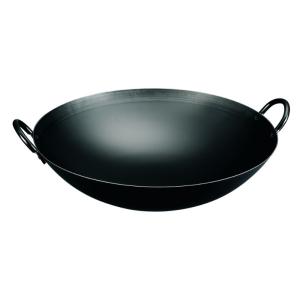 (1点) 神田鉄鍋 鉄プレス両手中華鍋 60cm カンダ 00253545｜