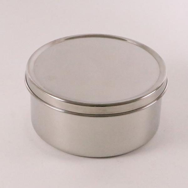 【1点】保存容器 18-8丸型ヤクミ入 ツマミ無 10cm 00253926