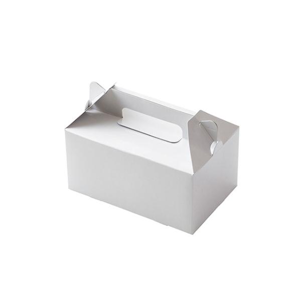 (500点) 紙手提箱 126 手提4号 ホワイト 愛宝 00267479