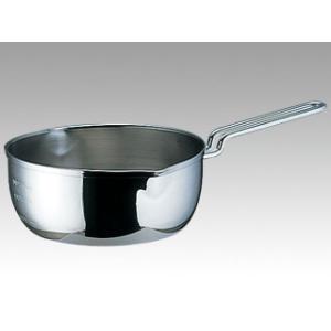 SA18-10共柄三層鋼雪平鍋24cm 1枚