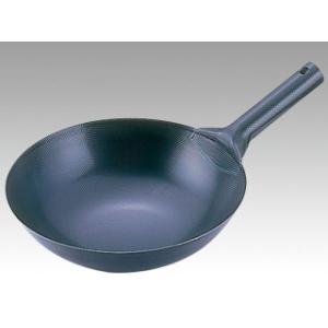 (1点) 中華用品 SAスーパーエンボス加工 超鉄鍋 北京鍋30cm 00281548