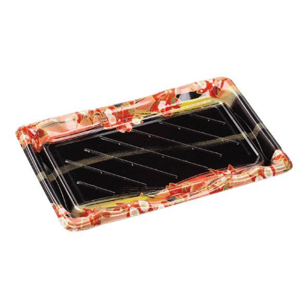 寿司容器 エフピコ 大波皿3-6(V1) 本体 風花赤 50枚