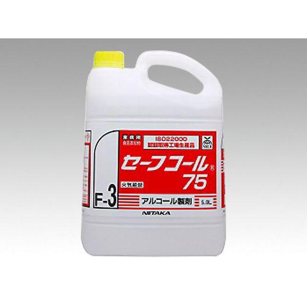 まとめ買い アルコール製剤 ニイタカ セーフコール75 5L F3 アルコール製剤 ニイタカ 4個