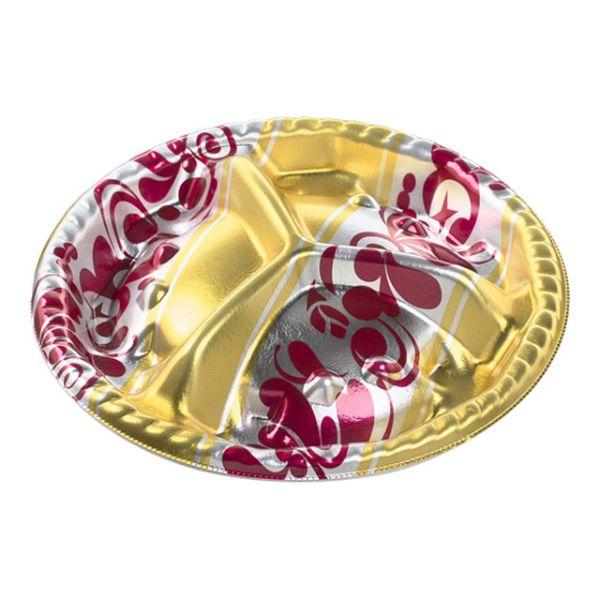 オードブル容器 エフピコ シェルトプラッター丸10 本体 エリス赤 600枚(25枚×24)