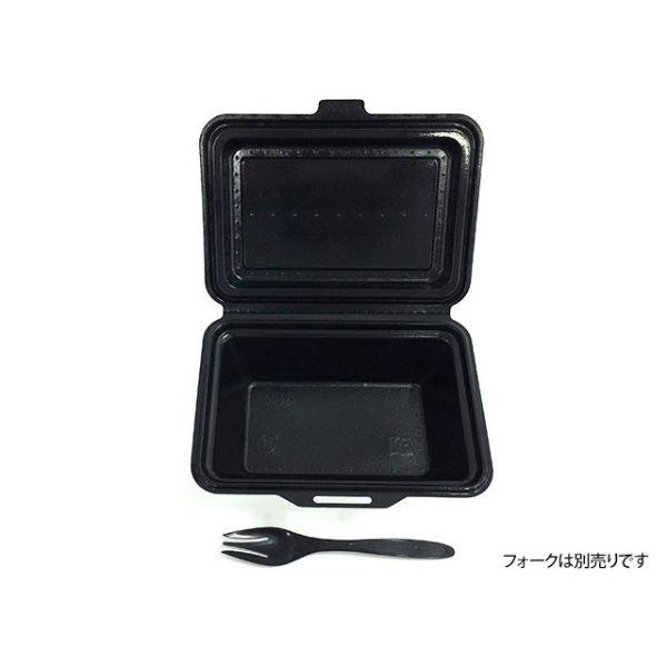 まとめ買い 紙弁当容器ケーピープラテック ランチボックス KM-52 ブラック  400枚(50枚×...