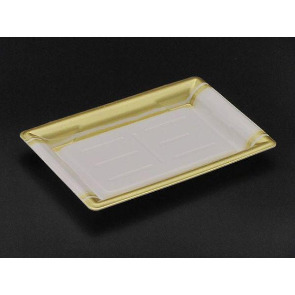 (1200枚) 刺身容器 ふれあいL 17-12B とう箔金 リスパック 00314181