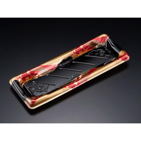 (50枚) 寿司容器 美鮮盛 1-6B れいめい赤 リスパック 00316393