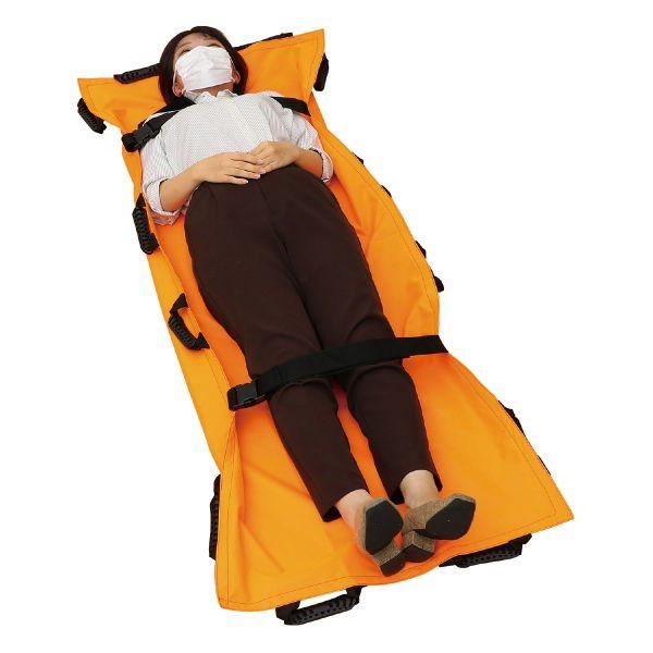 避難セット 布製防災担架(オレンジ) アーテック 7点(1点×7)