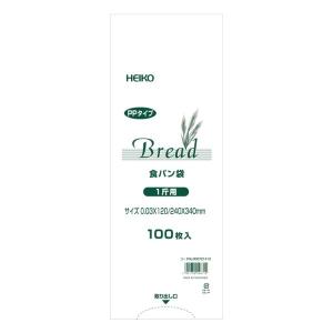 HEIKO（シモジマ） PP食パン袋 1斤用 100枚