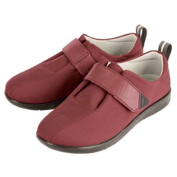 (20点) 【介護/医療】シューズ PH 転びにくいシューズ つま先有 SS ワイン 1足入 オオサ...