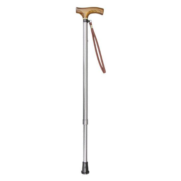 (30点) 【介護/医療】杖 すべりにくい杖 伸縮2段式 黒ドット 1本入 オオサキメディカル 00...