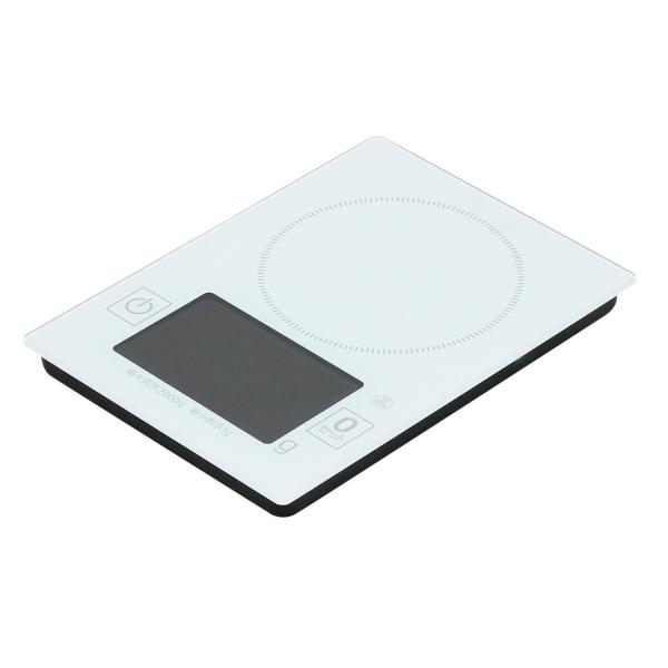 【1個】量HAKARI ガラストップデジタルキッチンスケール2.0kg用 パール金属 0037656...