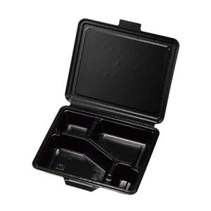 (300セット) 弁当容器 ランチボックス KM-59 ブラック ケーピープラテック 0037681...