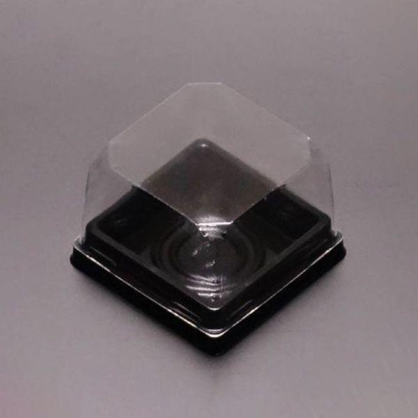 (4000枚) 和菓子容器 MAK-7 本体(黒) 廣川 00378987