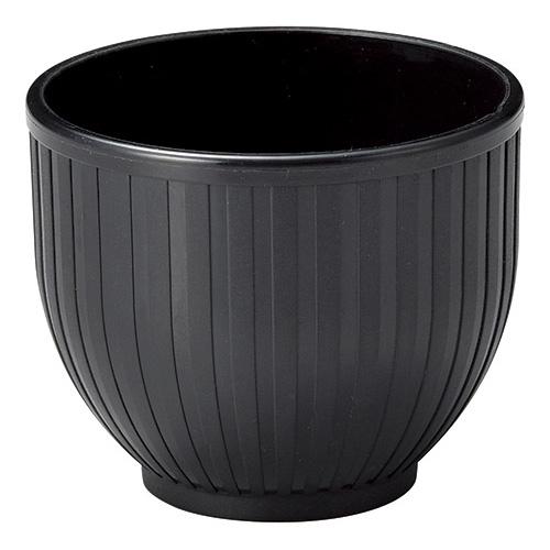 (120点) M11-631 耐熱蒸し椀(大)身 黒 マイン 00381949