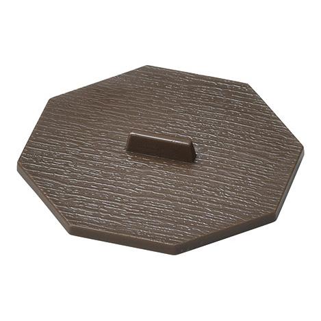 (380点) M11-638 耐熱むし椀(大)用 蓋 茶 00382035