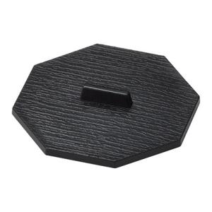 (400点) M11-639 耐熱むし椀(小)用 蓋 黒 00382036