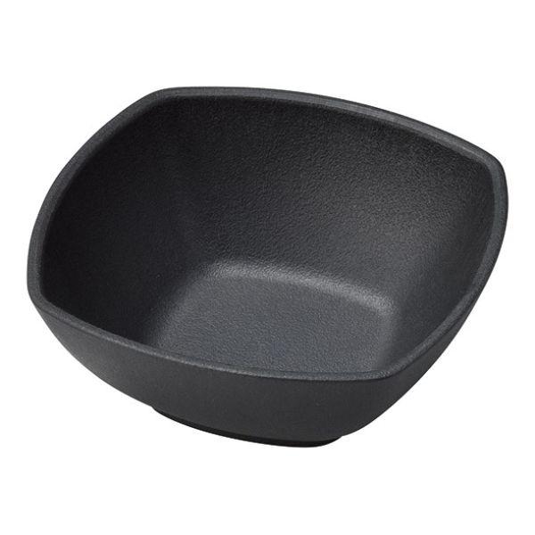 (200点) M11-644 耐熱角深皿(中)黒 マイン 00382077