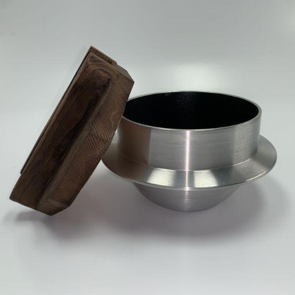 (1点) 和食用品 M10-268 お釜(大)木蓋付 マイン 00394733
