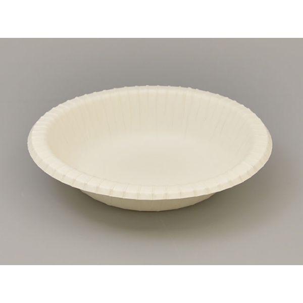 紙皿 ペーパーウェア ナチュラルパルプボウル 18cm 50枚