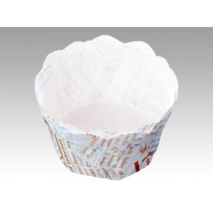 菓子容器 平野紙器 フラワーポットφ55JP 黄土英字新聞70枚