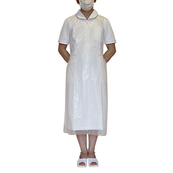 (40点) 使い捨てエプロン FR-834 PEエプロンN ホワイト(50枚) ファーストレイト 0...