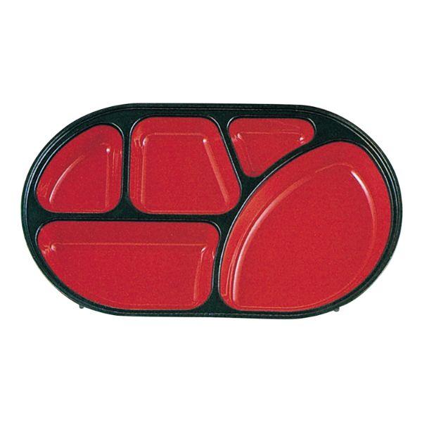 (100点) 食器 BWR-510 [本体]ダークグリーン・内赤40 [蓋]ダークグリーン・やまぶき...