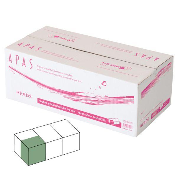 【1点】フラワー什器 アーパスーフローラルフォーム レギュラ-1/6(144個) ヘッズ 00449...