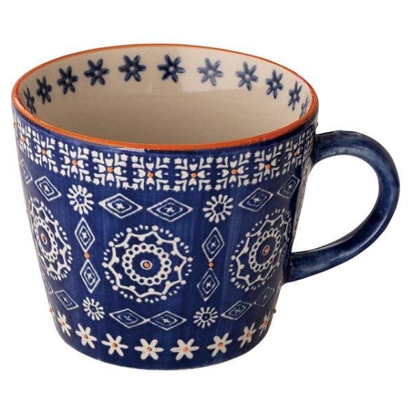 【1点】コーヒーカップ ハンドメイドアートマグカップ-6(4個) ヘッズ 00454859