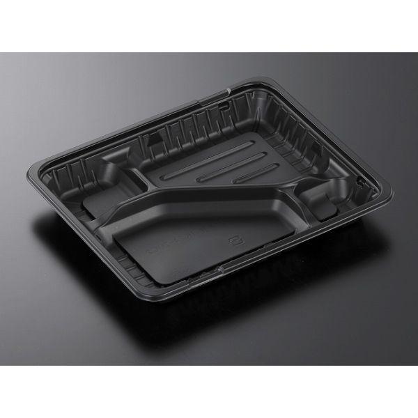 使い捨て食品容器 弁当容器（プラスチック製） 中央化学 CTガチ弁LIK24-20C2BK身 50枚