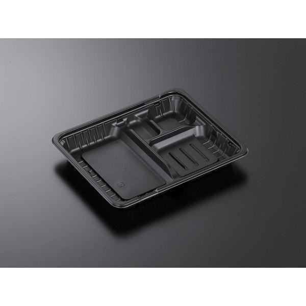 使い捨て食品容器 弁当容器（プラスチック製） 中央化学 CTガチ弁LIK24-20E2BK身 50枚