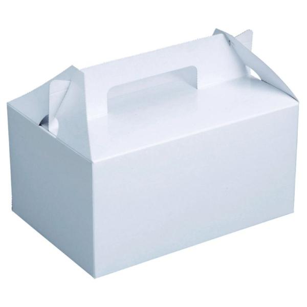 (50枚) ケーキ箱 DE-18 ショートホワイト ＃7 ヤマニパッケージ 00492115