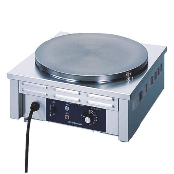【1点】製菓・製パン用機械 電気 クレープ焼器 CM-410 φ410mm 00507383
