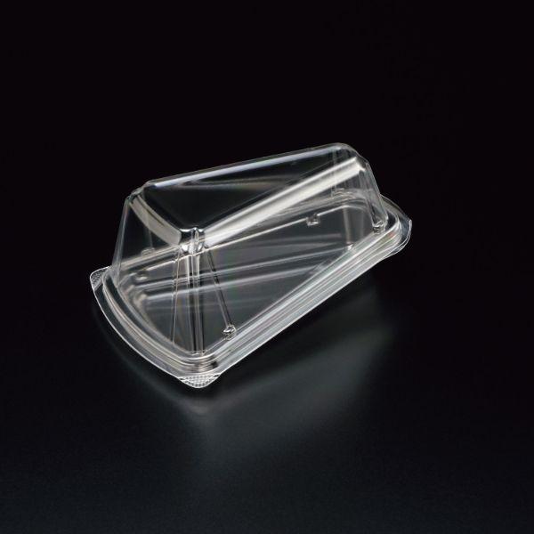 【50点】ケーキトレー ユニコン LS-DL1 透明 スミ 00530681