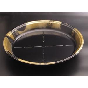 寿司容器 リスパック 丸桶 6B 本丸金 本体1...の商品画像